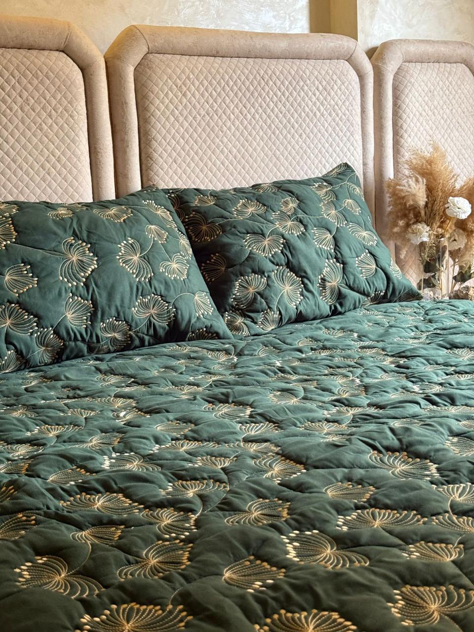 Green quilt