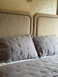 Gray quilt